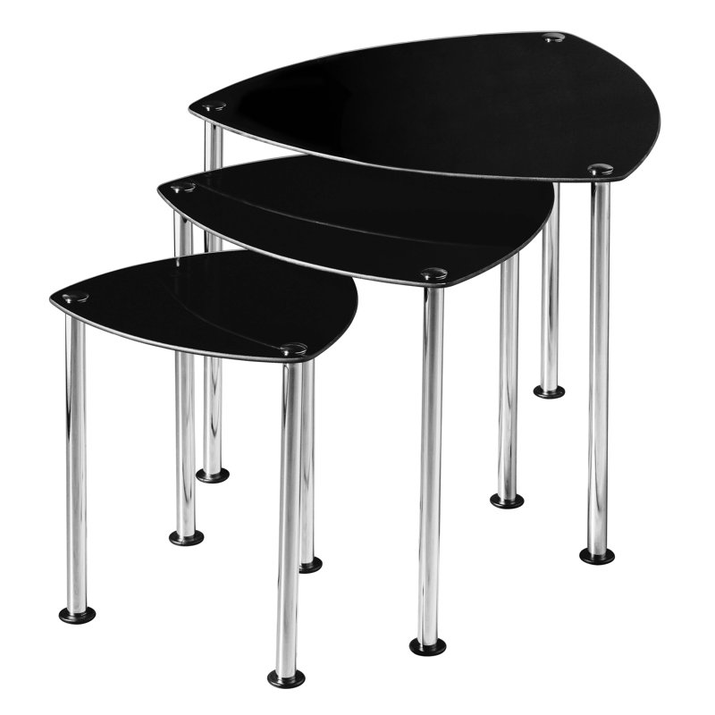 All Home Triangular 3 Piece Nest of Tables & Reviews Wayfair.co.uk